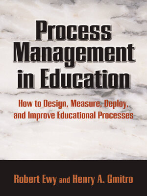 cover image of Process Management in Education